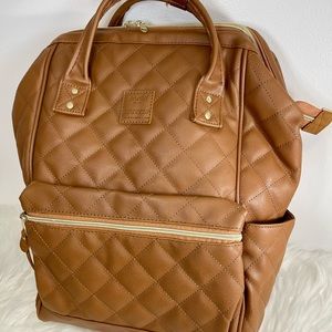 Anello brown 2way leather bag